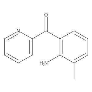 2-(2-Amino-3-methylbenzoyl)pyridine Structure