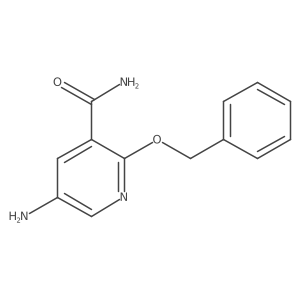 5-Amino-2-(benzyloxy)pyridine-3-carboxamide Structure