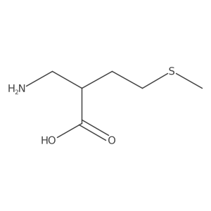 2-(Aminomethyl)-4-(methylsulfanyl)butanoic acid Structure