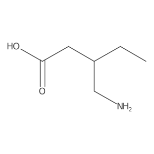 3-(Aminomethyl)pentanoic acid Structure