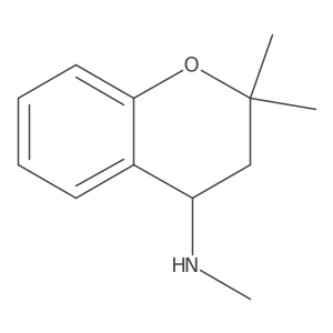N,2,2-trimethyl-3,4-dihydro-2H-1-benzopyran-4-amine Structure