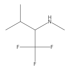(S)-N-Methyl-(2-methyl-1-trifluoromethyl-propyl)-amine Structure