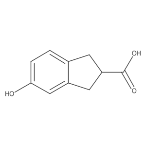 5-Hydroxyindane-2-carboxylic Acid结构式