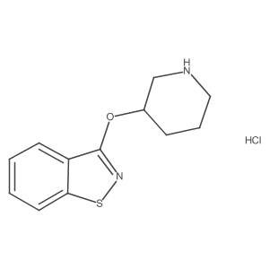 (R)-3-(piperidin-3-yloxy)benzo[d]isothiazole hydrochloride结构式