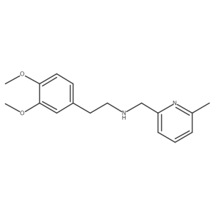 2-Pyridinemethanamine, N-[2-(3,4-dimethoxyphenyl)ethyl]-6-methyl- Structure