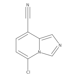 Imidazo[1,5-a]pyridine-8-carbonitrile, 5-chloro-结构式