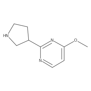 4-Methoxy-2-pyrrolidin-3-ylpyrimidine结构式