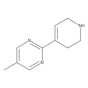 5-methyl-2-(1,2,3,6-tetrahydro-4-pyridinyl)Pyrimidine Structure