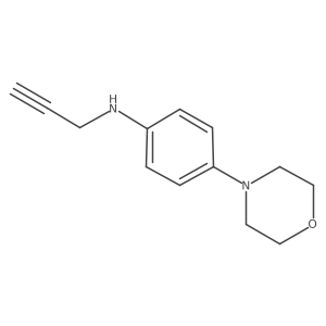 4-Morpholino-N-(prop-2-yn-1-yl)aniline Structure