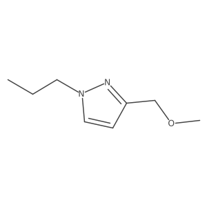 3-(methoxymethyl)-1-propyl-1H-pyrazole结构式