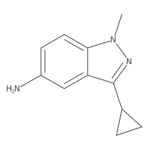 3-Cyclopropyl-1-methyl-1h-indazol-5-amine Structure