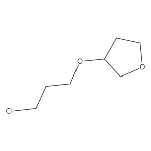 3-(3-Chloropropoxy)oxolane Structure