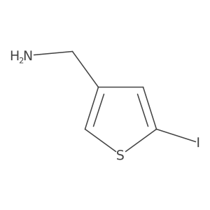 (5-Iodothiophen-3-yl)methanamine结构式