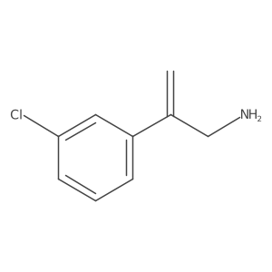 2-(3-Chlorophenyl)prop-2-en-1-amine结构式