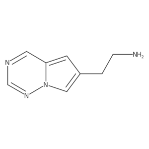 2-(Pyrrolo[2,1-f][1,2,4]triazin-6-yl)ethan-1-amine Structure