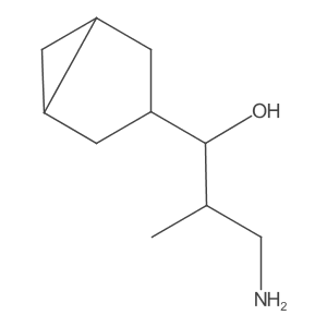 3-Amino-1-(bicyclo[3.1.0]hexan-3-YL)-2-methylpropan-1-OL结构式