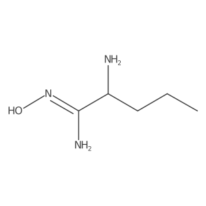 2-amino-N'-hydroxypentanimidamide结构式