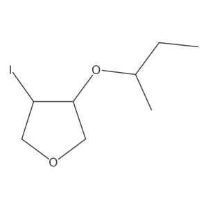 3-(Butan-2-yloxy)-4-iodooxolane Structure