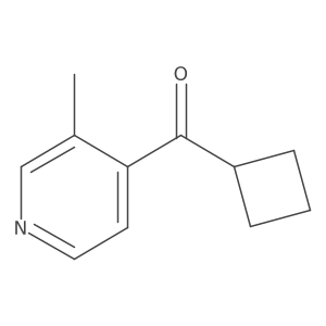 Cyclobutyl(3-methylpyridin-4-yl)methanone Structure