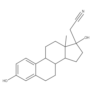 17|A-Cyanomethylestra-1,3,5(10)-triene-3,17|A-diol Structure