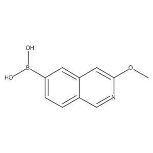(3-Methoxyisoquinolin-6-yl)boronic acid Structure