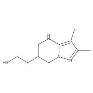 2-{2,3-dimethyl-4H,5H,6H,7H-pyrazolo[1,5-a]pyrimidin-6-yl}ethan-1-ol Structure