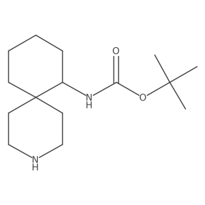 tert-butyl N-(3-azaspiro[5.5]undecan-11-yl)carbamate结构式