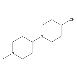 1'-Methyl-[1,4'-bipiperidin]-4-ol结构式