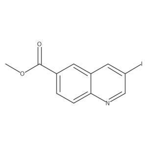 Methyl 3-iodoquinoline-6-carboxylate Structure