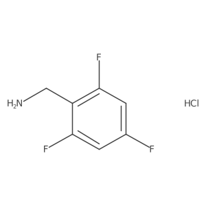 (2,4,6-Trifluorophenyl)methanamine hydrochloride Structure