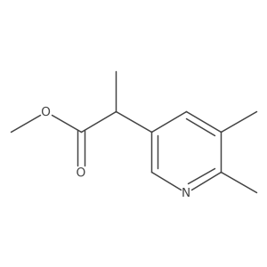 Methyl 2-(5,6-dimethylpyridin-3-yl)propanoate结构式