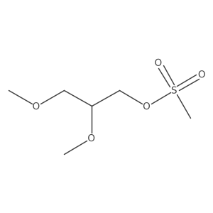 2,3-Dimethoxypropyl methanesulfonate Structure