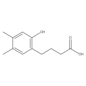 4-(2-Hydroxy-4,5-dimethylphenyl)butanoic acid Structure