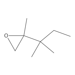 2-Methyl-2-(2-methylbutan-2-yl)oxirane结构式
