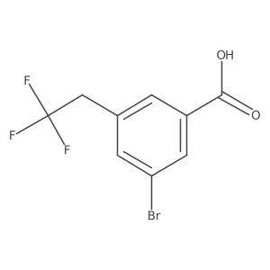 3-Bromo-5-(2,2,2-trifluoroethyl)benzoic acid Structure
