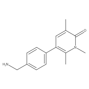 5-[4-(Aminomethyl)phenyl]-1,3,6-trimethyl-2(1h)-pyridinone结构式