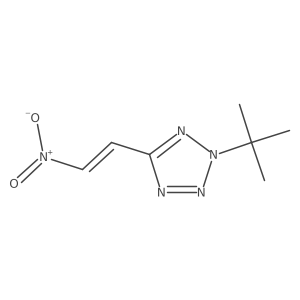 2-tert-butyl-5-(2-nitroethenyl)-2H-1,2,3,4-tetrazole Structure
