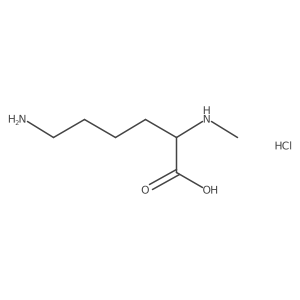 N-Me-D-Lys-OH.HCl结构式