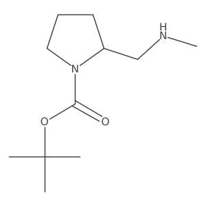 (S)-1-Boc-2-(n-methyl-d3-aminomethyl)-pyrrolidine结构式