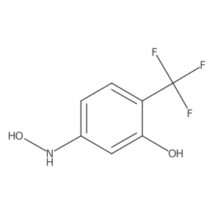 5-Hydroxyamino-2-trifluoromethyl-phenol Structure
