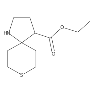 Ethyl 8-thia-1-azaspiro[4.5]decane-4-carboxylate结构式