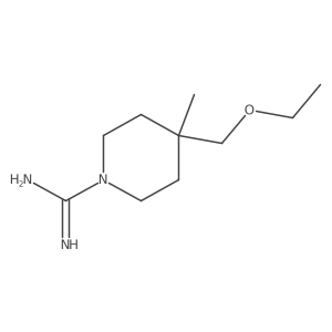 4-(Ethoxymethyl)-4-methylpiperidine-1-carboximidamide Structure