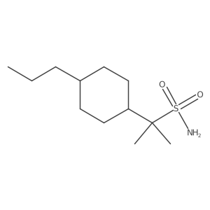 2-(4-Propylcyclohexyl)propane-2-sulfonamide Structure