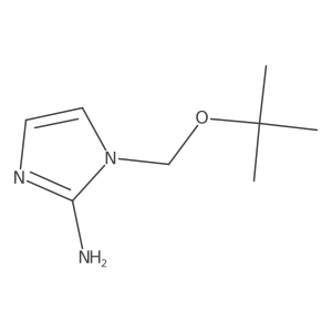 1-[(tert-butoxy)methyl]-1H-imidazol-2-amine Structure