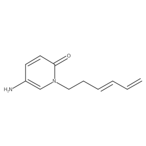 5-Amino-1-(hexa-3,5-dien-1-yl)-1,2-dihydropyridin-2-one结构式