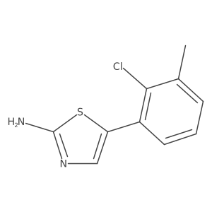 5-(2-Chloro-3-methylphenyl)thiazol-2-amine Structure