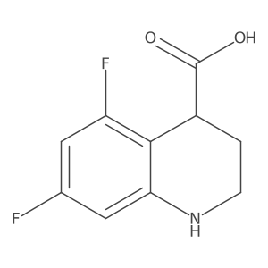 5,7-Difluoro-1,2,3,4-tetrahydroquinoline-4-carboxylic acid Structure