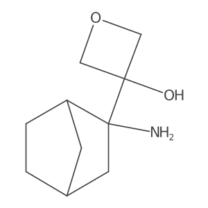 3-{2-Aminobicyclo[2.2.1]heptan-2-yl}oxetan-3-ol结构式