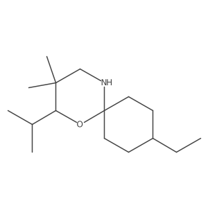 9-Ethyl-3,3-dimethyl-2-(propan-2-yl)-1-oxa-5-azaspiro[5.5]undecane Structure