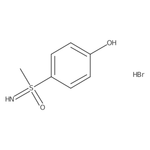 4-(Methylsulfonimidoyl)phenol;hydrobromide Structure